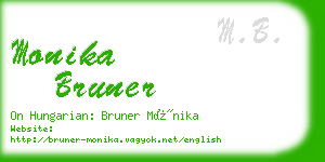 monika bruner business card